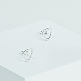 Silver earrings TearDROP - smal